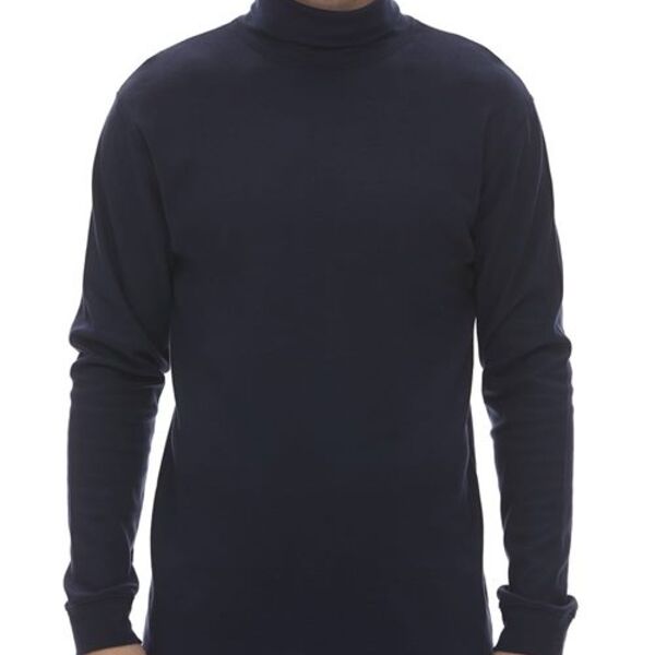 King Fashion - Interlock Turtleneck Long Sleeve T-Shirt Thumbnail